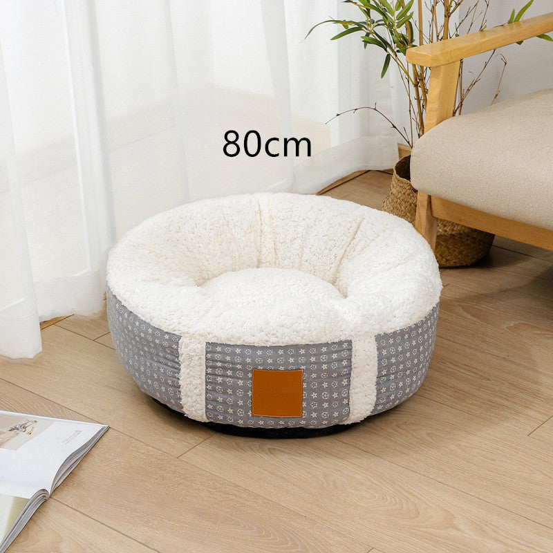 Winter Super Soft Warm Pet Bed Lamb Wool Kennel