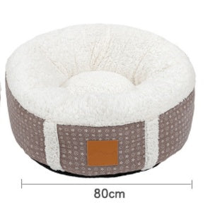 Winter Super Soft Warm Pet Bed Lamb Wool Kennel